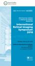 IntRIS International Retinal Imaging Symposium Tuesday, February 20, 2018