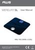 MERCURY SL. User Manual. MSL-180 (396lb x 0.2lb) Copyright 2012 American Weigh Scales, Inc. All rights reserved. Rev. 1.1