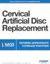 Cervical Artificial Disc Replacement