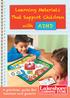 Learning Materials That Support Children with ADHD. A practical guide for teachers and parents Lakeshore S8214