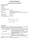 PRODUCT INFORMATION. Neuroleptic of the benzamide class (R, S)-4-Amino-N-[(1-ethyl-2-pyrrolidinyl)methyl]-5-ethylsulfonyl-2- methoxybenzamide N H