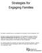 Strategies for Engaging Families