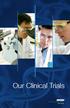 Our Clinical Trials. Oncology
