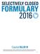 THE FORMULARY HOW TO USE THE FORMULARY