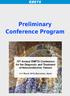 Preliminary Conference Program