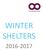 WINTER SHELTERS