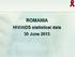 ROMANIA. HIV/AIDS statistical data 30 June 2013