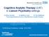 Cognitive Analytic Therapy (CAT) in Liaison Psychiatry settings