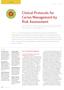 Clinical Protocols for Caries Management by Risk Assessment
