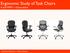 Ergonomic Study of Task Chairs Knoll RPM + Generation. Chelsea Fulkerson + Olivia Sexson