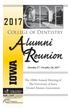 College of Dentistry. The 100th Annual Meeting of The University of Iowa Dental Alumni Association