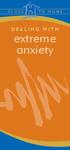 DEALING WITH. extreme anxiety