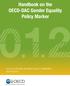 Handbook on the OECD-DAC Gender Equality Policy Marker