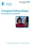 Transplant Kidney Biopsy Information for patients