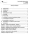 TABLE OF CONTENTS 1.0 INTRODUCTION EPIDEMIOLOGY DIAGNOSIS MANAGEMENT OF CASES TREATMENT PRECAUTIONS...