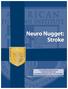 Neuro Nugget: Stroke. Free Additional Board Exam Preparation Resources