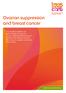 Ovarian suppression and breast cancer