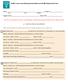 Health Careers and Nursing Immunization and Health Requirement Form