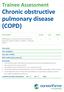 Trainee Assessment Chronic obstructive pulmonary disease (COPD)