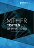 MTHFR.com The Ultimate Source for Optimal Health MTHFR TOP TEN LIST OF WHAT TO DO IF YOU HAVE A MUTATION