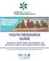 YOUTH RESOURCE GUIDE