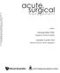 Acute Surgical Management Downloaded from  by on 12/23/17. For personal use only.