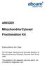Mitochondria/Cytosol Fractionation Kit