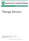 Therapy Services INDIANA HEALTH COVERAGE PROGRAMS. Copyright 2017 DXC Technology Company. All rights reserved.