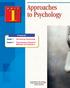 Contents. Introducing Psychology. Chapter 1. Psychological Research Methods and Statistics. Chapter 2