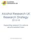Alcohol Research UK Research Strategy