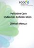Palliative Care Outcomes Collaboration. Clinical Manual