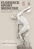 FLORENCE SPORT MEDICINE FLORENCE LIFESTYLE: FROM ATHLETES TO THE PATIENTS