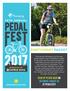 PARTICIPANT PACKET GEAR UP TO GIVE BACK ON SATURDAY, AUGUST 26 AT PEDALFEST!