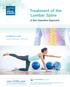 Treatment of the Lumbar Spine