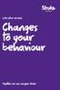 Changes to your behaviour