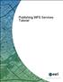 Publishing WFS Services Tutorial