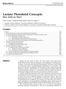 Lactate Threshold Concepts