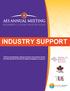 INDUSTRY SUPPORT. 70th Annual Meeting George R. Brown Convention Center 6th Biennial North American Regional Epilepsy Congress