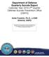 Department of Defense Quarterly Suicide Report Calendar Year nd Quarter Defense Suicide Prevention Office (DSPO)