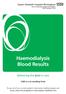 Haemodialysis Blood Results