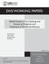 DHS WORKING PAPERS. Global Trends in Care Seeking and Access to Diagnosis and Treatment of Childhood Illnesses DEMOGRAPHIC AND HEALTH SURVEYS