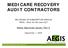 MEDICARE RECOVERY AUDIT CONTRACTORS