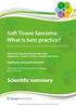Soft Tissue Sarcoma: What is best practice?