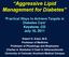 Aggressive Lipid Management for Diabetes