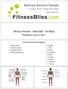Workout Routine - Swiss Ball - Full Body Printed on Jun