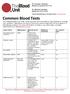 Dr Kirsten Herbert. Dr Melita Kenealy. MBBS(Hons) FRCPA FRACP. Common Blood Tests