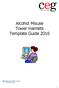Alcohol Misuse Tower Hamlets Template Guide 2016