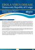 EBOLA VIRUS DISEASE. Democratic Republic of Congo. External Situation Report 2 Date of issue: 16 May Situation update