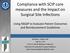 Compliance with SCIP core measures and the Impact on Surgical Site Infections