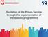 Evolution of the Prison Service through the implementation of therapeutic programmes